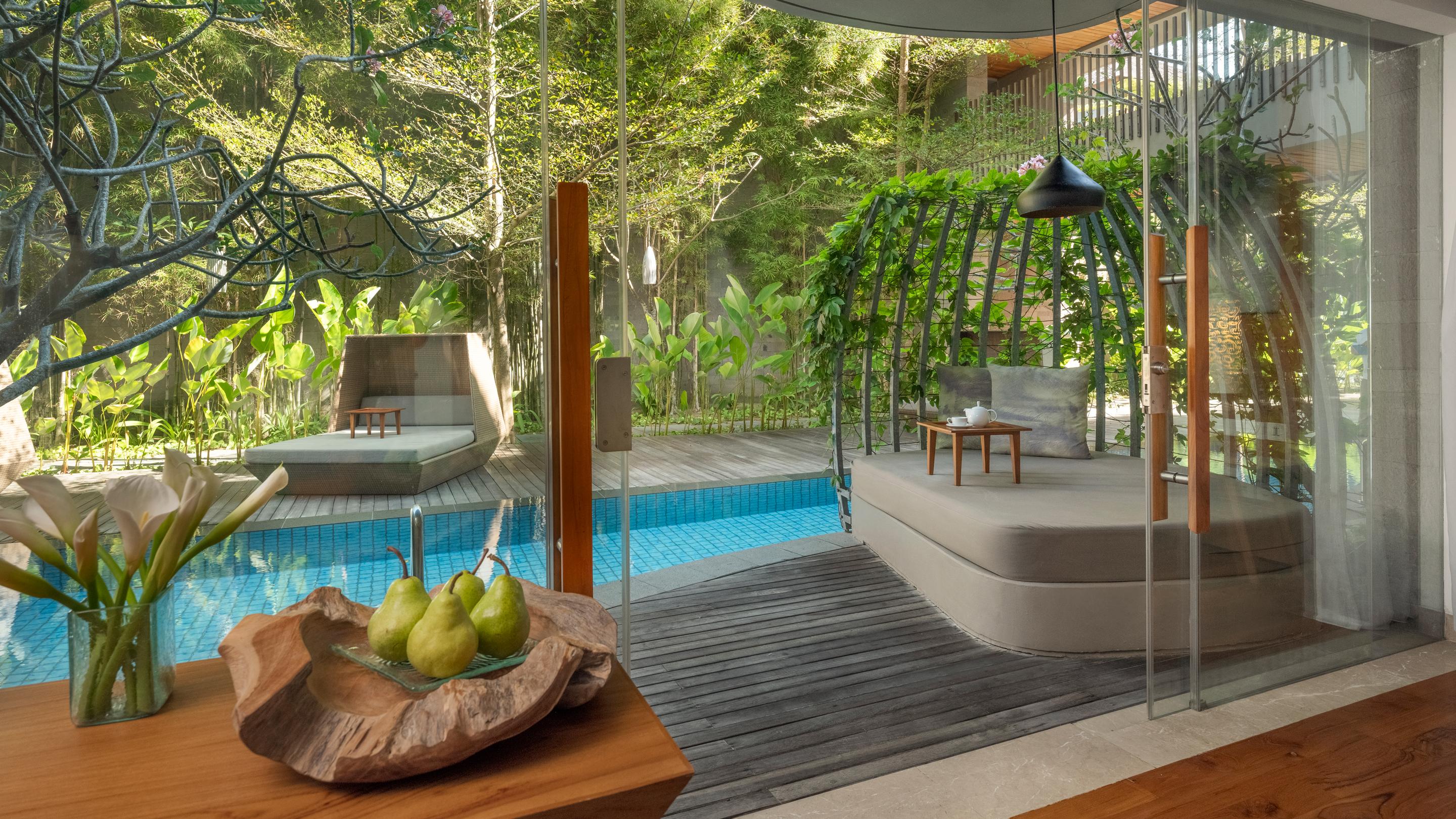 منتجع مايا سانور آند سبا المظهر الخارجي الصورة The interior of a villa at the resort