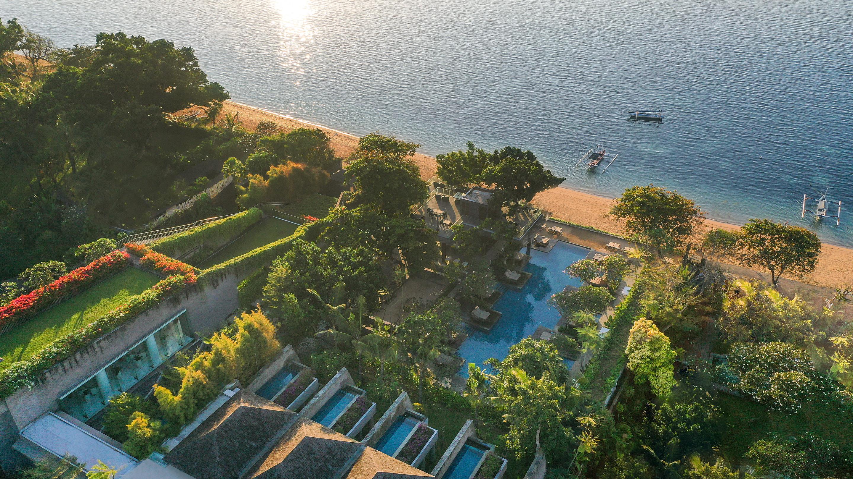 منتجع مايا سانور آند سبا المظهر الخارجي الصورة Aerial view of the resort