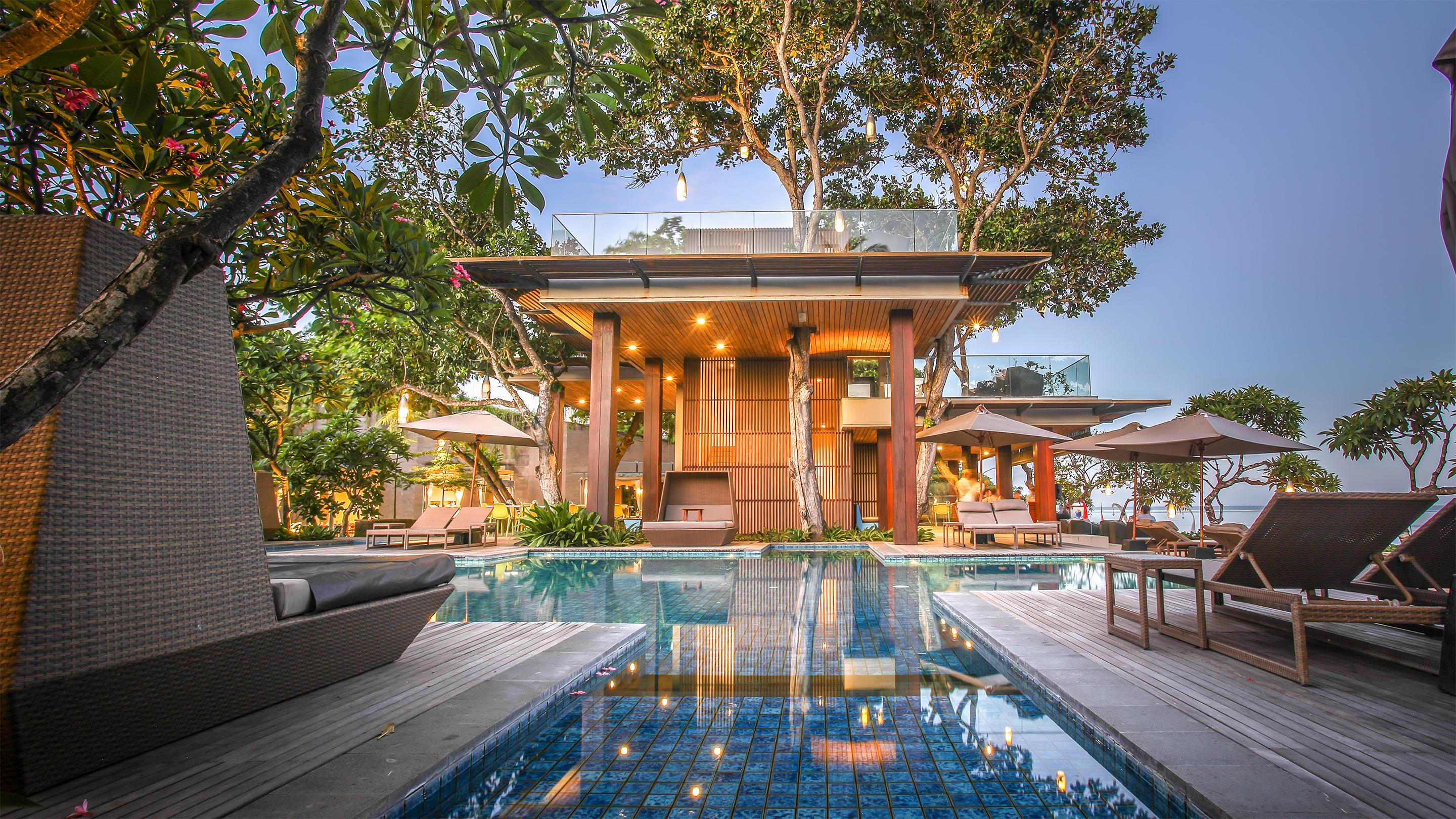 منتجع مايا سانور آند سبا المظهر الخارجي الصورة The swimming pool at the resort